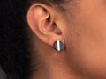 Ohrstecker Line puristic (rund)