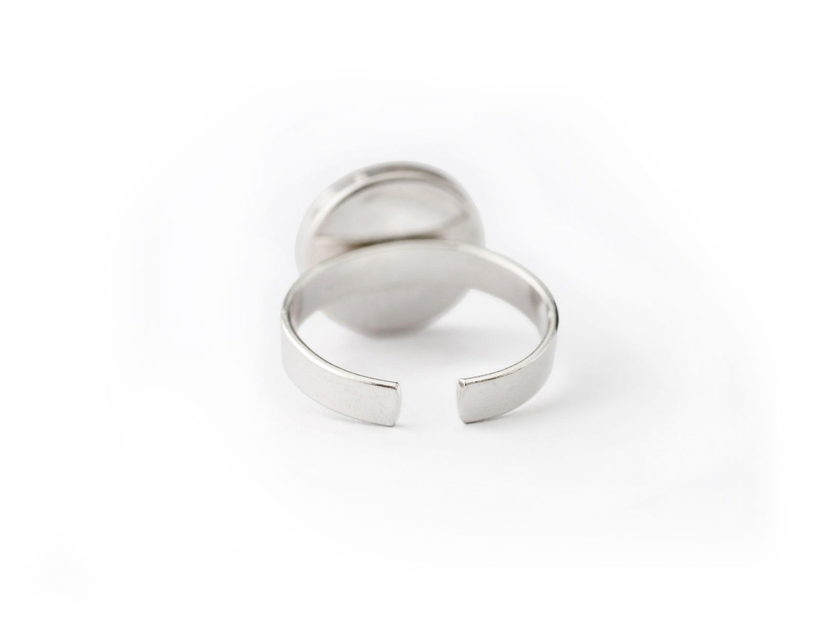 Großer Ring mit Ebenholz (größenverstellbar)