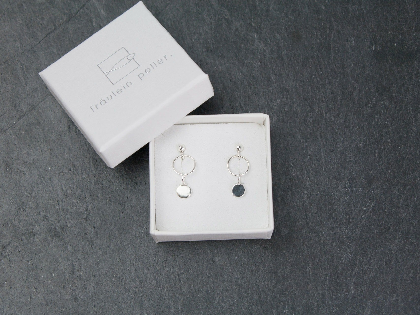 Ohrringe Pebbles aus 925er Silber