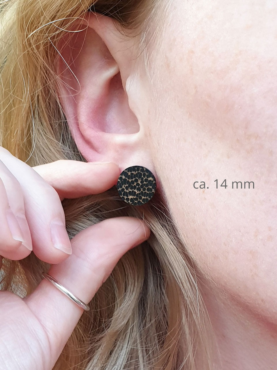 Ohrstecker Black Palmira