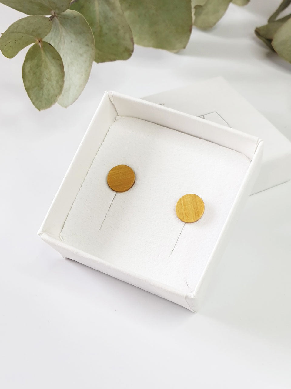 Ohrstecker Amarillo rund klein